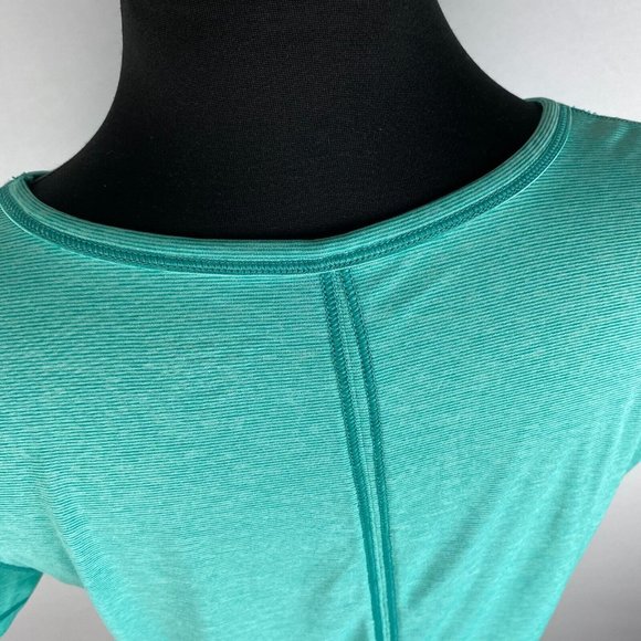 Old Navy Active Go Dry M Micro Striped Heather Activewear T-Shirt Tee - Picture 9 of 12